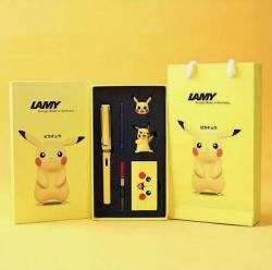 LAMY x Pikachu Safari Pokemon Japan Special Limited Edition Dolma Kalem Seti - M uç