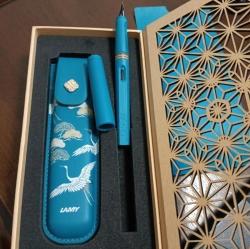 Lamy Al Star Glossy Red Special Edition Dolma Kalem + Notebook - M uç