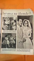 HAYAT HAFTALIK HABER MECMUA, DERGİSİ - ORTA SAYFA POSTER: MEVSİMİN EN HAREKETLİ MERKEZİ ANKARA -  SAYI: 51 27 EYLÜL 1957 SIRA NO: 113 FAYSAL - FAZILA - HANZADE - SABİHA HANIM - ÖMER FARUK EFENDİ - MEHMET VAHDETTİN - MEHMET ALİ İBRAHİM - NESLİŞAH - NECLA - DÜRÜŞEHHVAR - CAH - DİNA - HÜSEYİN - HİKMET FERİDUN ES - ŞEVKET RADO - İBRAHİM ÇAMLI - SEMİRAL BİLBAŞAR - FIRUZ AŞKIN - FİKRET ARIT - AYHAN ERER - MARIA LUISE ROLANDO - HASAN POLATKAN - WILLIAM CONNAUGHTON PRENSES FAZILA VE HANZADE - IRAK KRALI FAYSAL İLE NİŞAN - OSMANLI HANEDAN BAĞLANTILARI - HİLTON PARTİSİ - ÜRDÜN KRALİÇESİ DİNA’NIN ZİYARETİ - BEŞİKTAŞ YANGINI VE HATIRA EŞYALAR - LONDRA’DA TORBA ELBİSE MODASI - AMERİKA’DA IRK MÜCADELESİ VE OKUL SALDIRILARI - GEORGE WASHINGTON KÖPRÜSÜNDE İNTİHAR GİRİŞİMİ - HASAN POLATKAN’IN IMF TOPLANTISI - ÜMİT DÜNYASI SOHBETİ - KÜRK GELİNLİK DEFİLESİ - SUSAN CONSTANT GEMİSİ - MARIA LUISE ROLANDO’NUN PARK DANSI - AKÇAKOCA’DA MOTOR ÇEKİŞİ - STRASBOURG AVRUPA FUARI TÜRK  -  EKSİKSİZ TAM TAKIM 48 SAYFA