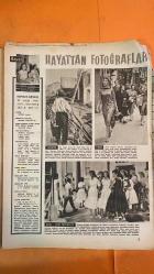 HAYAT HAFTALIK HABER MECMUA, DERGİSİ - ORTA SAYFA POSTER: MEVSİMİN EN HAREKETLİ MERKEZİ ANKARA -  SAYI: 51 27 EYLÜL 1957 SIRA NO: 113 FAYSAL - FAZILA - HANZADE - SABİHA HANIM - ÖMER FARUK EFENDİ - MEHMET VAHDETTİN - MEHMET ALİ İBRAHİM - NESLİŞAH - NECLA - DÜRÜŞEHHVAR - CAH - DİNA - HÜSEYİN - HİKMET FERİDUN ES - ŞEVKET RADO - İBRAHİM ÇAMLI - SEMİRAL BİLBAŞAR - FIRUZ AŞKIN - FİKRET ARIT - AYHAN ERER - MARIA LUISE ROLANDO - HASAN POLATKAN - WILLIAM CONNAUGHTON PRENSES FAZILA VE HANZADE - IRAK KRALI FAYSAL İLE NİŞAN - OSMANLI HANEDAN BAĞLANTILARI - HİLTON PARTİSİ - ÜRDÜN KRALİÇESİ DİNA’NIN ZİYARETİ - BEŞİKTAŞ YANGINI VE HATIRA EŞYALAR - LONDRA’DA TORBA ELBİSE MODASI - AMERİKA’DA IRK MÜCADELESİ VE OKUL SALDIRILARI - GEORGE WASHINGTON KÖPRÜSÜNDE İNTİHAR GİRİŞİMİ - HASAN POLATKAN’IN IMF TOPLANTISI - ÜMİT DÜNYASI SOHBETİ - KÜRK GELİNLİK DEFİLESİ - SUSAN CONSTANT GEMİSİ - MARIA LUISE ROLANDO’NUN PARK DANSI - AKÇAKOCA’DA MOTOR ÇEKİŞİ - STRASBOURG AVRUPA FUARI TÜRK  -  EKSİKSİZ TAM TAKIM 48 SAYFA