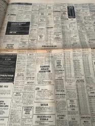 HÜRRİYET İSTANBUL GAZETESİ DOĞUM GÜNÜ GAZETESİ- 19 ARALIK 1977-Rentaş yatırım aş-taş aş-mutlu telefon-lastik hamurcuları aranıyor-Edip iplik-kartal-Maltepe-ima kent-taksim gümüşsuyu-Asu Maralman-Özdemir Erdoğan-Ömür Göksel-Göksen-Ayla Algan-Esin Afşar-Yasemin Kumral-Atilla Atasoy-Ercan Karaca-Ersen-Zeki Güner-Necmi Onur-Susan Blakely-Müjdat Gezen  Sanatçılar halk jürisi istiyor-Tek çıkar yol-“Tefeciler” herkesi eve bağladı-Yerli Mallar Haftası artık çocuk programında kutlanıyor-Yavru ile Katip’in şovlarını istiyoruz-Kamyonu vapur iskelesine bağladılar-Haydi hayırlısı!.. İlk savaş manav ve pazarlarda başladı-Yeni muhtar kurşun yağmuruna tutuldu bir arkadaşı öldü-Yasaları atlayacağım hizmeti halka ulaştıracağım