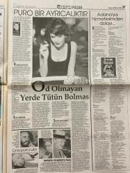 HÜRRİYET GAZETESİ DOĞUM GÜNÜ HEDİYESİ -29 EKİM 1995-Tuğrul Savkay-Orkun Orçun-Ayşe Arman-Serdar Turgut-Hadi Uluengin-Ayşe Karasu-Gila Benmayor-Lale Barçın-İzzet Çapa-Zeynep Güven-Kutup Dalgakıran-Seyfettin Turan-Hıfzı Topuz-Atilla Özkırımlı-Işıl Kasapoğlu-Ahmet Leventoğlu-Bülent Ortaçgil-Linda Evangelista-Fidel Castro-Winston Churchill-Senka Cou-Cousteau-Jean Michel Cousteau-Tijen Akkul-Gülay Girteken-Rumeli Ortagil-Selim İleri-Ersin-Ebru Gündeş-Tamer Karadağlı-Haluk Çevikoğlu-Ahmet Uluçay-Sibel Sürel  Adresinize puro servisi-Sigaranın makbulü-Sigar içmenin incelikleri-Bir sigaranın anatomisi-Üç aşkı var-Ünlü tiryakiler-Puro ayrıcalıktır-Od olmayan yerde tütün bolmas-Savaşta ve barışta puro-Sigar muhabbeti-Ayşe’nin gözlüğü-Kurtuluş meridyeni-Elveda fantazyaya-Yeşil muhabbet-Cousteau Cousteau’ya karşı-Mavi Polonya-Otap yenilendi-Duble Kappa-Severim ve yerim-Cildini tanı-Blue Erenköy’de-Flor Mar’ın yeni serisi-Colors’ın seyahati-Hiç geçmeyen moda-Çok sesli çok renkli-Vaganova metodu-Mode