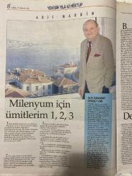 HÜRRİYET GAZETESİ DOĞUM GÜNÜ HEDİYESİ -31 ARALIK 1999-Yeni Bin Yıla 42 Mektup- Yazarlar - Ertuğrul Özkök - Sevil Atasoy - Fatih Terim - Orhan Pamuk - Arif Mardin - Nora Şeni - Kenan Şahin - Çetin Altan - Erkan Mumcu - Enis Batur - Çevik Bir - Ioanna Kuçuradi - İlhan Erşahin - Gloria Estefan - Murat Bardakçı - Duygu Dikmenoğlu - Ferhan Şensoy - Yaşar - Nuri Öztürk - Yılmaz Erdoğan - Selahattin Duman - Serdar Turgut - Feridun M. Ağden - Serdar Ortaç - Alev Alatlı - Nasuh Mahruki - Cem Akaş - Ayşe Arman - Arman Kırım - Özdemir İnce - Ahmet Mumcu - Mehmet Öz - Aydın Aytuna - Onur Erol - Cem Duna - Cem Özdemir - Kemal Köprülü - Nicole Pope - Zeynep Atıkkân - Ahmet Ertegün - İlber Ortaylı - Ergin İnan - Celal Çapa