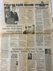 VATAN GAZETESİ DOĞUM GÜNÜ HEDİYESİ - 13 EKİM 2004-Yusuf bozkurt Turgut Özal’ın mezarı taşınabilir mi-Deniz Baykal’dan mafya eleştirisi-Recep Tayyip Erdoğan lüks iftar sofralarında kaçının-Tezcan çakrı-Değer akal-spor yapan askerlerin yoluna mayın bir şehit-Duygu Leloğlu-Sedat Peker tek kişilik hücrede-atila peker-Mustafa Mutlu-Sefer Darıca-Dilek Yıldız-feridun Öncel-Gökhan Özen-Ağabeyim hesap sormaya değil hesap vermeye geliyor-Alaaddin Çakıcı-Gencay Çakıcı-Burak Kara-safile usul-İsmail-Seyhan Sevinç-görevini yapmayan kurye fare-Bayrampaşa cezaevinin 22 yıllık gardiyana babalar koğuşu yazdı-nazlı Ilıcak