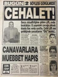 BUGÜN 2 GAZETESİ DOĞUM GÜNÜ HEDİYESİ - 31 MART 1991-Türkiye ufo raporu-uzaylılar aramızda dolaşıyor-deli çay ver oğlumu-gözyaşlı anne çayda kaybolan oğlunu bekliyor-kamer gezer-cin kovan formülü-üç zengin çocuğu bir hanımla aşk yaparken alemi videoya çektirdi Ahmet Hulusi-Dünya vücut şampiyonu Arnold Schwarzenegger-Robb Flyn-Anthony Hopkins-bülent abi yazıyor-Kilise genelev sahibinin bağışını reddetti-ünlü aktör Julia Roberts oğlunun nişanlısına aşık oldu-rekor saatte 134 kez orgazm-Leyla Mansur oklava-hüner Önder-iki ile beş yaş arası daha çok rastlanır-küçük çocuklarda davranış bozukluğu-kızını dövmeyen damadını döver-gece misafirliğine giden çift evde bıraktıkları on yaşındaki çocuğa yüksek dozda ilaç verip uyuttu cahil çift eve geldiğinde çocuklarını ölü buldu-Atilla Dorsay