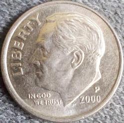AMERİKA 1 Dime (Roosevelt), 2000 