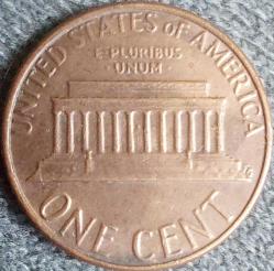AMERİKA 1 Cent, 1981 ÇÇT (Abraham Lincoln)