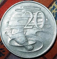 AVUSTRALYA 20 Cent, 1981 ÇÇT 