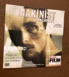 makinist  dvd  (paketin bandrolü açık değil)  christian bale jennifer jason  (the machinist)