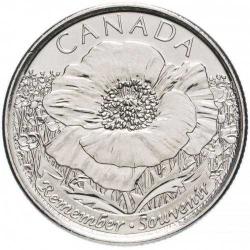 KANADA 25 Cent, 2015 ÇİL 
