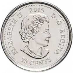 KANADA 25 Cent, 2015 ÇİL 