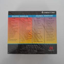 İstanbul Şarkıları - Türküleri / 4 CD (Jelatinli) (Koleksiyon)