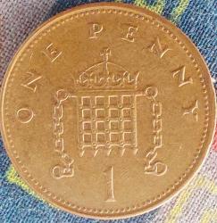 BİRLEŞİK KRALLIK 1 Penny, 1999 ÇÇT (II. Elizabeth)