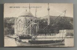 1923 DOLMABAHÇE CAMİİ VE TEKNELER TEMALI ESKİ KARTPOSTAL...