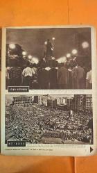 HAYAT HAFTALIK HABER MECMUA, DERGİSİ - ORTA SAYFA POSTER : Devlet ve Hükümet Başkanı Orgeneral Cemal Gürsel HARSTO RESSAM BERNARD HAILSTONE - SIRA NO: 10 SAYI: 22 TARİH: 25 MAYIS 1961 CEMAL GÜRSEL - ŞEVKET RADO - HİKMET FERİDUN ES - SADUN ALTUNA - FİKRET ANT - HİKMET ANDAÇ - ORHAN TAHSİN - KEMALEDDİN TUĞCU - TURGUT ETİNGÜ - ADNAN ERİM - ERDOĞAN SEVGIN - İHSAN TAYGILI - TURGUT BIÇAKÇIOĞLU - SERGİN BURAK - İNAL TENGİZMAN - EROL DERNEK - NECDET İŞLER - YILMAZ ÇETİNER - OZAN SAĞDIÇ - SAİT ŞENOL - ALİ İHSAN KALMAZ - TURAN EMEKSİZ - SÖKMEN GÜLTEKİN - NEDİM KÜÇÜKÖZPULAT - ERSAN ÖZEY - ADNAN MENDERES - NAMIK GEDİK - REFİK KORALTAN - BUMİN YAMANOĞLU - EMİN KALAFAT - MUHTEREM NUR - ZAFER MEYDANI - TAKSİM MEYDANI - DOLMABAHÇE SARAYI - DAVUTPAŞA KIŞLASI - İSTANBUL RADYOSU - ANITKABİR - 27 MAYIS DEVRİMİ - 28 NİSAN OLAYLARI - TÜRK SİLAHLI KUVVETLERİ - İSTANBUL - ANKARA - ESKİŞEHİR - HÜRRİYET MEYDANI - MİLLİ BİRLİK KOMİTESİ - 1. ORDU - ORDU FOTO FİLM MERKEZİ - TÜRK GEN  -  EKSİKSİZ TAM TAKIM 48 SAYFA