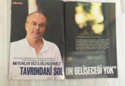 YENİ AKTÜEL HAFTALIK HABER DERGİSİ – SAYI 158 – 17/23 TEMMUZ 2008 ALPER GÖRMÜŞ’TEN TAYYİP ERDOĞAN PORTRESİ: “HEM MAZLUM HEM KİBİRLİ” – ERGENEKONCU BİNBAŞININ 2003’TE İBDA-C’YE İTTİFAK TEKLİFİ – 27 MAYIS’IN DÖRDÜNCÜ İDAMI MI? NAMIK GEDİK’İN CAMDAN ATILDIĞI İDDİASI – SÜRYANİLER “EVDEN ÖNCE GÜVENLİK” DİYOR: MARDİN EVLERİ PROJESİNE ELEŞTİRİ – BÜLENT FORTA: “SOL’UN ‘BİZİ İLGİLENDİRMEZ’ TAVRIYLA GELİŞECEĞİ YOK” – ABDULLAH AN-NA’IM: “ŞERİATIN YAŞANMASI İÇİN EN İYİSİ SEKÜLER DEVLET” – İNCİRLİK ÜSSÜ’NDEKİ AMERİKAN AİLELERİNİN “DADİ”LERİ VE TEMİZLİKÇİLERİ – FAL TUTKUSU EVRENSEL: TÜRKİYE’DE YAŞAYAN YABANCILAR DA FALSIZ KALMIYOR – “GEZ, EĞLEN, ÇALIŞ, KAYNAŞ” REHBERİ: INTERRAIL, WORK & TRAVEL, HOSPITALITY CLUB – ÜÇ GÜNDE İSKANDİNAVYA: YENİ AKTÜEL KUZEY’DE HUZURU TAKİP ETTİ – NEDİM HAZAR’DAN BELGESELİN MÜZİĞİNE, MÜZİĞİN BELGESELİNE YOLCULUK – GORAN BREGOVIC VE BALKAN MÜZİĞİ: DÜNYA ARTIK BALKAN RİTMİNİ DİNLİYOR  TAYYİP ERDOĞAN – ALPER GÖRMÜŞ – NAMIK GEDİK – FEHMİ YÜCEL – BÜLENT FORTA – 114 SAYFA