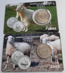 2002 fao keçi ve koyun hatıra paraları