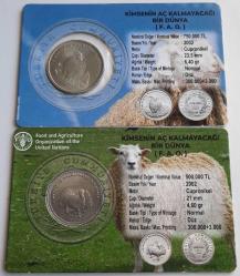 2002 fao keçi ve koyun hatıra paraları