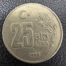 Türkiye 25 Bin Lira 1996. (25.000)