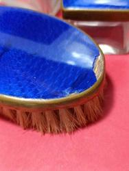 P91-----BEŞ PARÇADAN OLUŞAN MİNELİ ANTİKA ŞİFONYER SETİ--MİNESİNDE MİNİ ATMALARI VAR