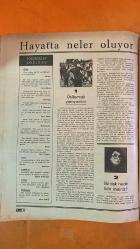 HAYAT HAFTALIK HABER MECMUA, DERGİSİ - ORTA SAYFA POSTER : RESSAMI MIMARZADE MEHMET ALL Hac mevsimi dolayısıyle... KABENİN 65 YIL ÖNCE YAPILMIŞ BİR TABLOSU - SIRA NO: 747 SAYI: 5 TARİH: 28 OCAK 1971 EMEL SAYIN - YILMAZ ÖZTUNA - DÖRDÜNCÜ MURAT - KÖSEM SULTAN - DELİ MUSTAFA - VOLTAIRE - JOHN MILTON - PETRARQUE - F. D. ROOSEVELT - OSCAR WILDE - MONTESQUIEU - SYDNEY SMITH - BACON - JULES CLARETIE - DEMOSTEN - G. K. CHESTERTON - SACHA GUITRY - DIETER LUDWIG - LADY JACQUELINE ISAACS - LORD SNOWDON - PRENSES MARGARET - THEODORE SCHUBERT DÖRDÜNCÜ MURAT’IN RENKLİ VE ENTRİKALI HAYATI: YILMAZ ÖZTUNA’DAN TARİHİ DİZİ - KEDİ DOSTLARI VE GENÇ RESSAMLAR - DÜŞÜNCELER SÖZLÜĞÜ: KİTAP, KOCA, KOMŞU, KOMÜNİST, KONUŞMAK - UZAK DOĞU’DA SAVAŞ VE YAMYAMLIK: - LORD SNOWDON - PRENSES MARGARET - LADY JACQUELINE ISAACS - PETER SELLERS - READING MARKİSİ - THEODORE SCHUBERT - CENGİZ YARBAĞ - KUTLU ERTUNA - ALAATTİN AKSOY - TANGÜL AKAKINCI - OKTAY ANILANMERT - BURHAN UYGUR LORD SNOWDON V -  EKSİKSİZ TAM TAKIM 48 SAYFA