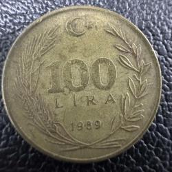 Türkiye 100 Lira 1989