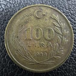 Türkiye 100 Lira 1989