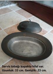 BAKIR OSMANLI AY YILDIZLI KAPAKLI ELİPS ENDER TABAK
