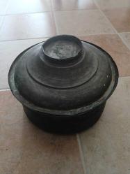 Antika - OSMANLI DÖNEMİ BAKIR YEMEK TENCERESİ - kitantik - kitaLog