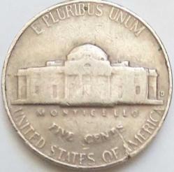 AMERİKA 5 Cent (Jefferson), 1964 ÇÇT