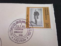 ATATÜRK'ÜN DOĞUMUNUN 100. YILI - 1881-1981- ERZURUM KONGRESİ - 23.7.1981