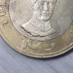 100. Yıl 5 TL - Çapaklı Hatalı Basım