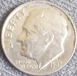 AMERİKA 1 Dime, 1983 ÇÇT 