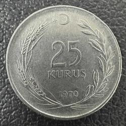 Türkiye 25 Kuruş 1970