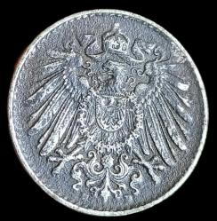 Almanya Reich Dönem 1917 5 Pfennig