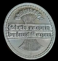 Almanya 1921 D 50 Pfennig Çil