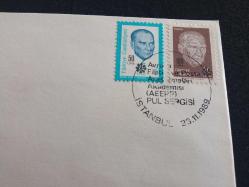 AVRUPA FİLATELİ VE POSTA ARAŞTIRMALARI AKADEMİSİ PUL SERGİSİ İSTANBUL 23.11.1989