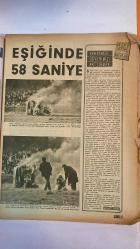 HAYAT HAFTALIK HABER MECMUA, DERGİSİ - ORTA SAYFA POSTER : ARAPÇA TABLO - SIRA NO: 499 TARİH: 28 NİSAN 1966 SAYI: 18  ŞEVKET RADO - HİKMET FERİDUN ES - ÇETİN EMEC - MAHMUT EROĞLU - DOĞAN KIRBAÇ - TAHİR MODOĞLU - CEVDET ÇAKAR - DEMİR ATAŞ - TURAN MODOĞLU - İHSAN ÇINAR - MARISA MELL - PETER PROCTER  BAKİRELER DANSI SİBİRYA’DA - PİJAMALI İKİ TURİST - ULUDAĞ’DA HAYAT KUPASI KAYAK MÜSABAKASI - MAHMUT EROĞLU ŞAMPİYON - DOĞAN KIRBAÇ’IN STİLİ - GELECEK HAFTA: TÜRK DENİZLERİNDE SUALTI RÖPORTAJI - BİR DENİZ CANAVARI İLE NASIL BOĞUŞTUK? - GOODWOOD YARIŞLARINDA PETER PROCTER’İN KAZASI - KENDİMİZE GÜVENİMİZİ ARTTIRMAK ÜZERİNE SEVKET RADO’DAN SOHBET YAZISI - MİLLİ ŞAHSİYET VE TARİH BİLİNCİ ÜZERİNE ELEŞTİRİ VE YORUMLAR -  EKSİKSİZ TAM TAKIM 48 SAYFA