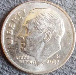 AMERİKA 1 Dime (Roosevelt), 2002 ÇÇT+ 