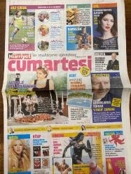 HÜRRİYET CUMARTESİ GAZETESİ DOĞUM GÜNÜ HEDİYESİ- 3 HAZİRAN 2017 -Baktığım gazetelerde gördüğüm isimler ve başlıklar:  Muazzez Ersoy - Şenol Kolcuoğlu - Hakan Gence - Bülent Ersoy - Doğan Hızlan - Ahmet Özkan - Mehmet Ali Birand - Pınar Aylin - Bahar Çuhadar - Güliz Arslan - Aslı Barış - Ayşe Arman - Özlem Karakurt - Mahalle baskısına aldırış etmem - Yeri geldiğinde o mahalleye kafa tutmasını da bilirim - Nostalji albümü annemin fikriydi - Allah’a şükürler olsun henüz buruşmadım - Bir ütopyanın gerçekleşmesi - Hayat belki de işaretleri doğru toplama oyunudur - Küçük bir Türkiye öyküsü - Dijital renklerin dünyası - Mücevher takmak heyecan veriyor - Güçlü olmak gücü olan birinin kollarına sığınmaktan daha güzel - Özlem’in aşk sözlüğü - Hürriyet Cumartesi - Her çocuk Messi olmak ister - İstanbul - Ramazan iftar keyfiniz şarap sosyal emanete - O kırmızı kutuyu almakta seksi bir şey var - Medya - Ekranlarda tekrar Lynch zamanı - Söyleşi - Nostalji kraliçeliğinden kebap patroniçeliğine -