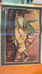 HAYAT HAFTALIK HABER MECMUA, DERGİSİ - ORTA SAYFA POSTER : ÇIPLAK IBRAHIM CALLI Icalle Orijinal abadi 146x995 santimetra Tablo, resim ve Haykel Müzesindedir. - SIRA NO: 68 TARİH: 24 OCAK 1958 SAYI: 68  İBRAHİM ÇALLI - KONRAD ADENAUER - SUSAN HAYWARD - JAYNE MANSFIELD - AVA GARDNER - ŞEVKET RADO - HARRY S. TRUMAN - BESS TRUMAN - MARGARET TRUMAN - CLIFTON DANIEL - GEORGE WALLACE - FRANK WALLACE - ETHEL NOLAND - NELLIE NOLAND  İBRAHİM ÇALLI’NIN ORİJİNAL RENKLİ “ÇIPLAK” TABLOSU - KONRAD ADENAUER’İN 82. YAŞ KUTLAMASI VE BONN’DAKİ RESMİ KABUL - HOLLYWOOD YILDIZLARININ FİZİKSEL ÖLÇÜLERİ: SUSAN HAYWARD, JAYNE MANSFIELD, AVA GARDNER - ÇOCUKLAR VE PENGUENLER ÜZERİNDEN GÖRSEL BENZERLİKLER - ŞEVKET RADO’DAN “AYDINLATMAK VAZİFESİ” ÜZERİNE SOHBET YAZISI: MÜNEVVERLERİN TOPLUMSAL SORUMLULUĞU - HARRY S. TRUMAN’IN SİYASET SONRASI YAŞAMI, TRUMAN KÜTÜPHANESİ VE INDEPENDENCE’DA GÜNLÜK HAYATI - TRUMAN’IN AİLE İLİŞKİLERİ, KOMŞULARI VE SPOR ALIŞKANLIKLARI - BEYAZ EV’DEN SONRAKİ  -  EKSİKSİZ TAM TAKIM 48 SAYFA