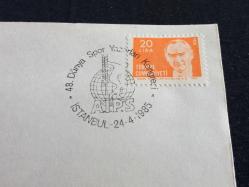 48. DÜNYA SPOR YAZARLARI KONGRESİ (A.I.P.S) İSTANBUL, 24.4.1985