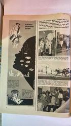 HAYAT HAFTALIK HABER MECMUA, DERGİSİ - ORTA SAYFA POSTER : Mevlâna Celâleddin Rumi - SIRA NO: 58 TARİH: 15 KASIM 1957 SAYI: 58  SHIRLEY EATON – CHRISTIAN DIOR – TEVFİK İLERİ – LAIKA – JAKOB SCHMITD – DANNY KAYE – RENÉ COTY – FELIX GAILLARD – WILLIAM GIRAUD – ŞEVKET RADO  TÜRKİYE-İSPANYA MAÇINDAN ÖZEL GÖRSELLER – 30 GÜN YAŞAYAN ADA DOSYASI – SHIRLEY EATON PORTRESİ – TOKYO’DA ASMA TREN DENEYİMİ VE UENO PARKI – CHRISTIAN DIOR’UN CENAZESİNDE ÇİÇEK HALISIYLA PARİS’TE MODA VEDASI – BEŞİKTAŞ’TA TATBİKİ GÜZEL SANATLAR OKULU AÇILIŞI VE BÖLÜMLERE YOĞUN İLGİ – SOVYETLERİN LAIKA İLE YAPTIĞI FEZA DENEYİ VE KÖPEĞİN SON YERYÜZÜ GÖRÜNTÜLERİ – ŞEVKET RADO’DAN “TALİHSİZLİĞİ YENMEK KABİL MİDİR?” BAŞLIKLI SOHBET YAZISI – İZMİR’DE KÖPRÜDE ASKIDA KALAN OTOBÜS VE TRAJİK KAZA – DANNY KAYE’İN YEŞİLKÖY TRANSİT GEÇİŞİ VE GAZETECİLERLE GERİLİMİ – BATI BERLİN’DE MUHARİPLER ARASI SANAT SERGİSİ VE KÖR HEYKELTRAŞ JAKOB SCHMITD – FRANSA’DA TENİS ŞAMPİYONU FELIX GAILLARD’IN BAŞVEKİLLİĞE G -  EKSİKSİZ TAM TAKIM 48 SAYFA