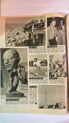 HAYAT HAFTALIK HABER MECMUA, DERGİSİ - ORTA SAYFA POSTER : Mevlâna Celâleddin Rumi - SIRA NO: 58 TARİH: 15 KASIM 1957 SAYI: 58  SHIRLEY EATON – CHRISTIAN DIOR – TEVFİK İLERİ – LAIKA – JAKOB SCHMITD – DANNY KAYE – RENÉ COTY – FELIX GAILLARD – WILLIAM GIRAUD – ŞEVKET RADO  TÜRKİYE-İSPANYA MAÇINDAN ÖZEL GÖRSELLER – 30 GÜN YAŞAYAN ADA DOSYASI – SHIRLEY EATON PORTRESİ – TOKYO’DA ASMA TREN DENEYİMİ VE UENO PARKI – CHRISTIAN DIOR’UN CENAZESİNDE ÇİÇEK HALISIYLA PARİS’TE MODA VEDASI – BEŞİKTAŞ’TA TATBİKİ GÜZEL SANATLAR OKULU AÇILIŞI VE BÖLÜMLERE YOĞUN İLGİ – SOVYETLERİN LAIKA İLE YAPTIĞI FEZA DENEYİ VE KÖPEĞİN SON YERYÜZÜ GÖRÜNTÜLERİ – ŞEVKET RADO’DAN “TALİHSİZLİĞİ YENMEK KABİL MİDİR?” BAŞLIKLI SOHBET YAZISI – İZMİR’DE KÖPRÜDE ASKIDA KALAN OTOBÜS VE TRAJİK KAZA – DANNY KAYE’İN YEŞİLKÖY TRANSİT GEÇİŞİ VE GAZETECİLERLE GERİLİMİ – BATI BERLİN’DE MUHARİPLER ARASI SANAT SERGİSİ VE KÖR HEYKELTRAŞ JAKOB SCHMITD – FRANSA’DA TENİS ŞAMPİYONU FELIX GAILLARD’IN BAŞVEKİLLİĞE G -  EKSİKSİZ TAM TAKIM 48 SAYFA