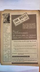 HAYAT HAFTALIK HABER MECMUA, DERGİSİ - ORTA SAYFA POSTER : ATLAR ALI KARSAN - SIRA NO: 457 TARİH: TEMMUZ 1965 SAYI: 28  PAMELA TIFFIN – JODY McCREA – CHERYL MILLER – BOBBI SHAW – BUSTER KEATON – ROY DONAHUE – NATALIE WOOD – DORIS DAY – FRANKIE AVALON – NORMA SHEARER – DOUGLAS FAIRBANKS JR – JOAN CRAWFORD – GRETA GARBO – DEBBIE REYNOLDS – NEZİR SONAKIN – GÜNTER POTSCHKE – HASAN ROSSTI – RIFAT ÇALUKAN – STEWART GRANGER  HAYAT MECMUASI’NDAN 200 AİLEYE PARASIZ TATİL KAMPANYASI – İKİNCİ TERTİP TATİL KUPONLARIYLA 1000’ER LİRA İKRAMİYE – MALİBU BEACH’TE HOLLYWOOD’UN GENÇ KUŞAĞI: JODY McCREA, CHERYL MILLER, BOBBI SHAW, BUSTER KEATON – HOLLYWOOD’UN PLAJ GELENEĞİ VE SANTA MONICA’DAN MALİBU’YA GEÇİŞ – DEBBIE REYNOLDS’TAN SESSİZLİK TERCİHİ ÜZERİNE GÖRÜŞLER – 3. MARMARA BİSİKLET TURU: NEZİR SONAKIN, GÜNTER POTSCHKE, HASAN ROSSTI VE ŞAMPİYON RIFAT ÇALUKAN – BAKIRKÖY YAKINLARINA ÇADIRLARIYLA YERLEŞEN AVRUPALI TURİSTLER  -  EKSİKSİZ TAM TAKIM 48 SAYFA