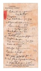 BAFRALI YANKO (Rum asıllı Osmanlı doktor, Yozgat Seyahatnamesi’nin yazarı) (?-1936) Islak imzalı, modern Türkçe antetli kağıda, tamamı Fransızca / Osmanlıca el yazması, yaklaşık 1929 tarihli reçete