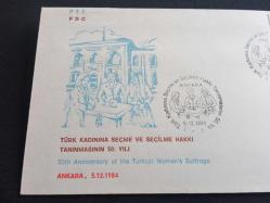 TURK KADININA SEÇME VE SEÇİLME HAKKI TANINMASININ 50. YILI ANKARA, 5.12.1984