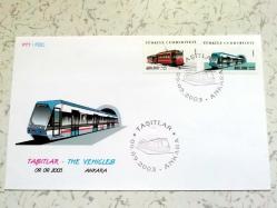 2003 Taşıtlar FDC İLK GÜN ZARFI