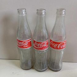 ESKİLERDEN 3 FARKLI COCA COLA ŞİŞESİ