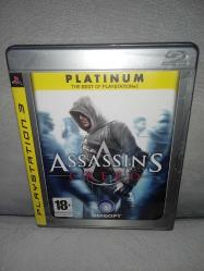 Ps3 oyun Assassins Assassin's creed 1. Orijinal. Kitapçıklı. Eksiksiz. Disk 10 üzerinden 9.5 temiz koleksiyonluk.